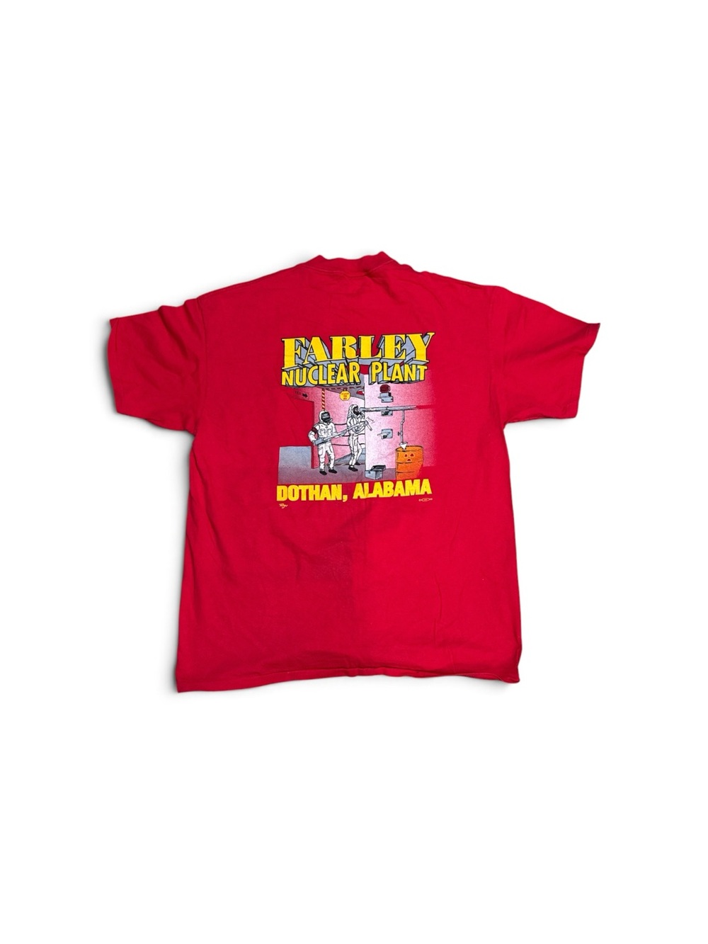 Vintage 1992 Farley Nuclear Plant T Shirt XXL Alabama Oneita USA Graphic Tee